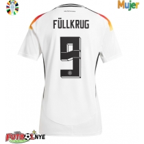 Camiseta Alemania Niclas Fullkrug #9 Primera Equipación para mujer Eurocopa 2024 manga corta